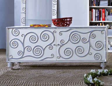 The Cabinet of natural wood Klimt, Luciano Zonta