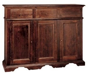 The tricuspid drawers made of solid wood, Maggi Massimo