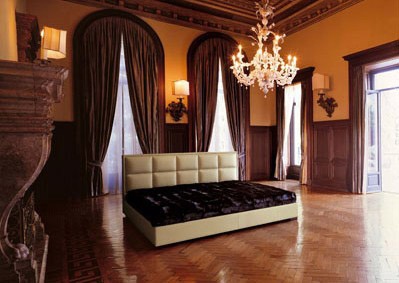 Bed with upholstered headboard Buen Walk, Mascheroni