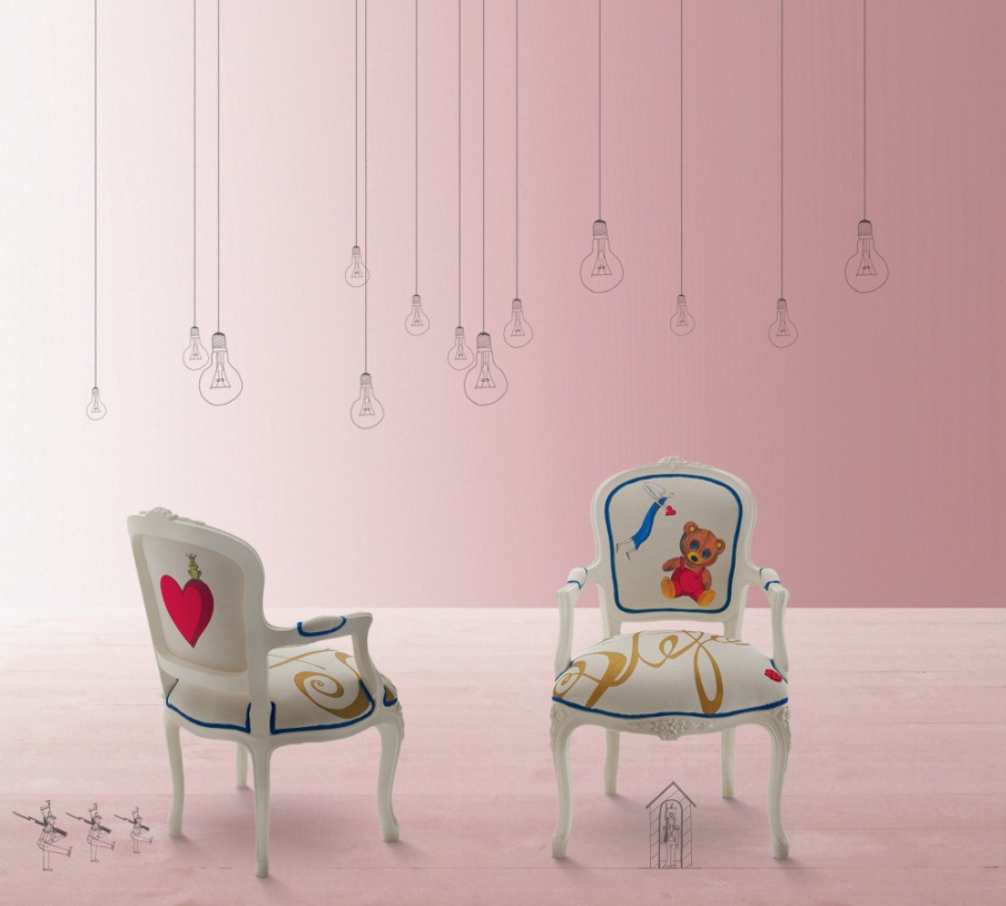 Chair for child Merlina, Creazioni