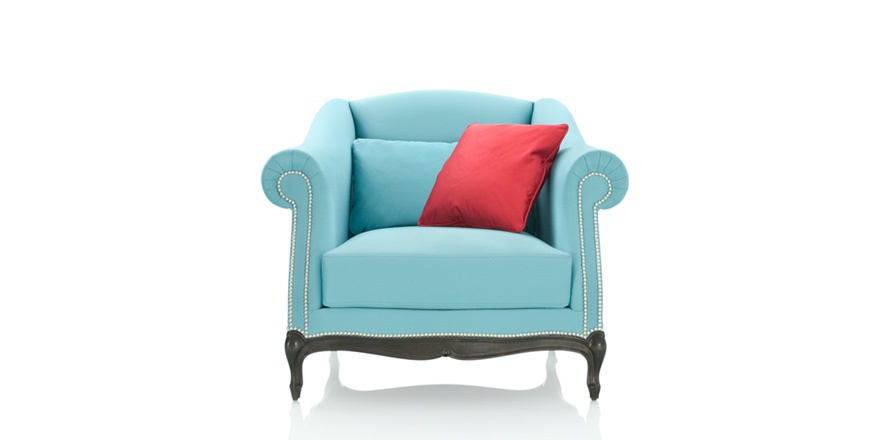 Chair with rounded handles, Moli - JNL