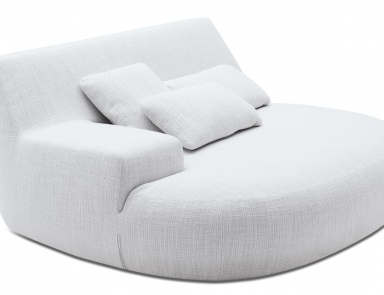 A chair with one armrest, Big Bug - Poliform