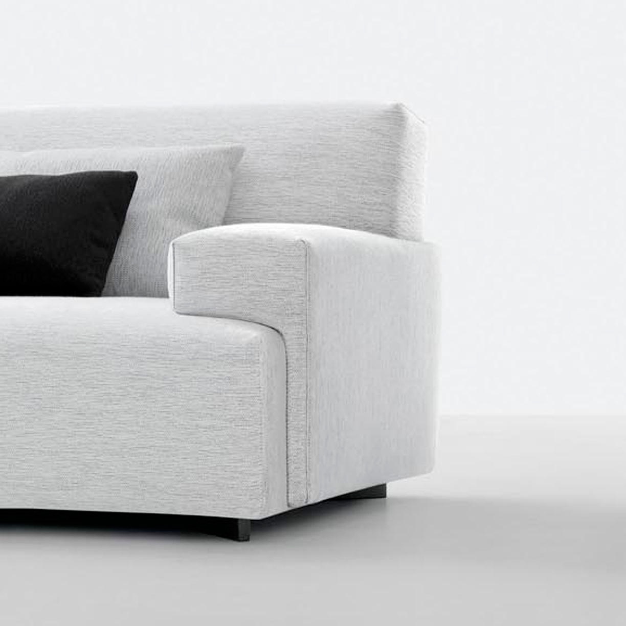 Sofa with one armrest Soho, Poliform Luxury furniture MR