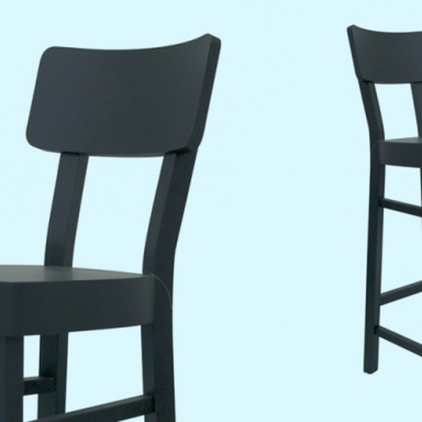 Bar stool Black 128