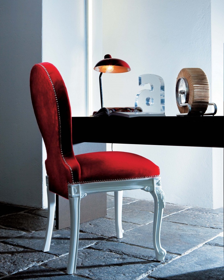 Chair with upholstered Fabiana, Creazioni