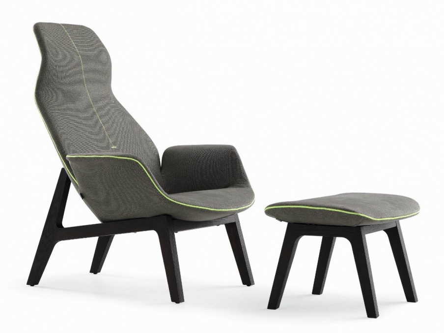 The high-backed chair, Lounge Ventura - Poliform