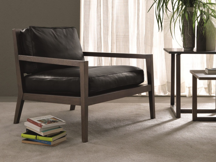 The seat on the frame of oak Quadria, MisuraEmme