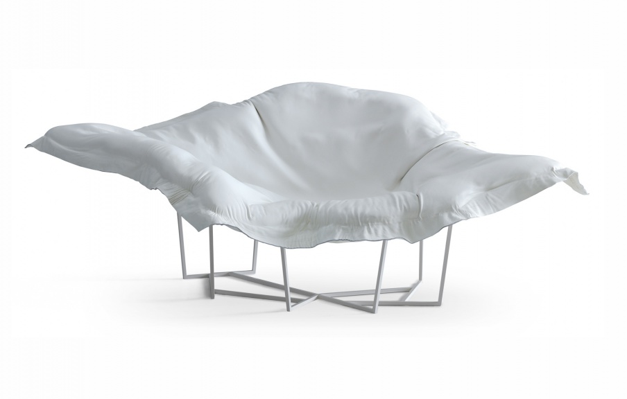 Chair with metal legs, Wallace - Poliform