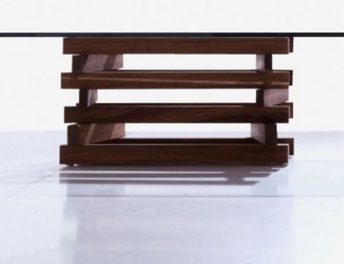 Coffee table with top glass Falo, Riva 1920