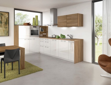 Kitchen (kitchen set) is compact, Leicht Kuechen AG