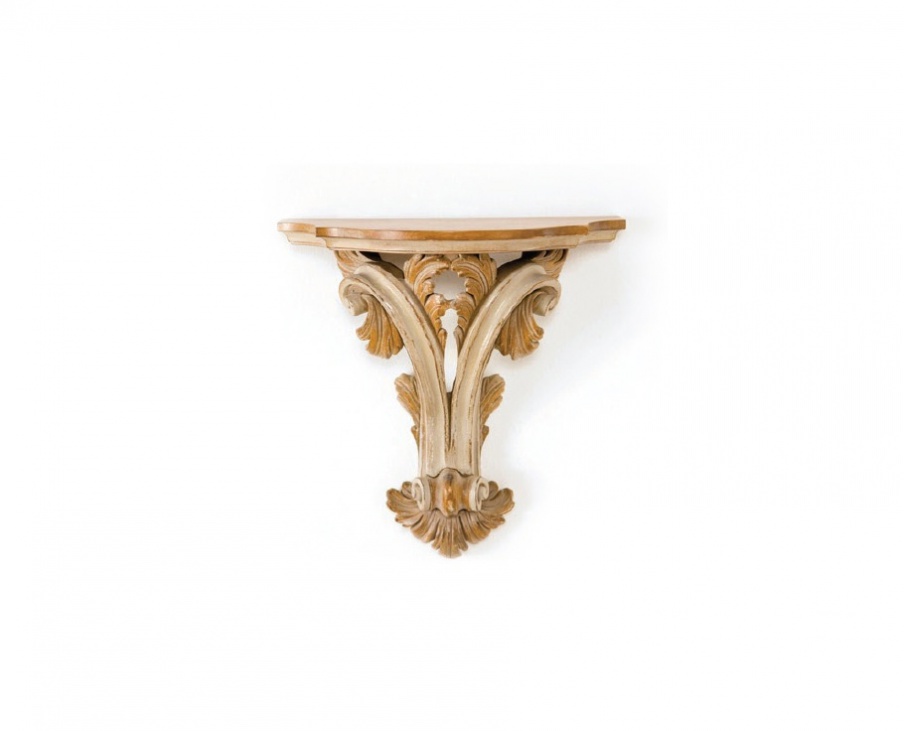 The console is made of solid wood wall, Chelini