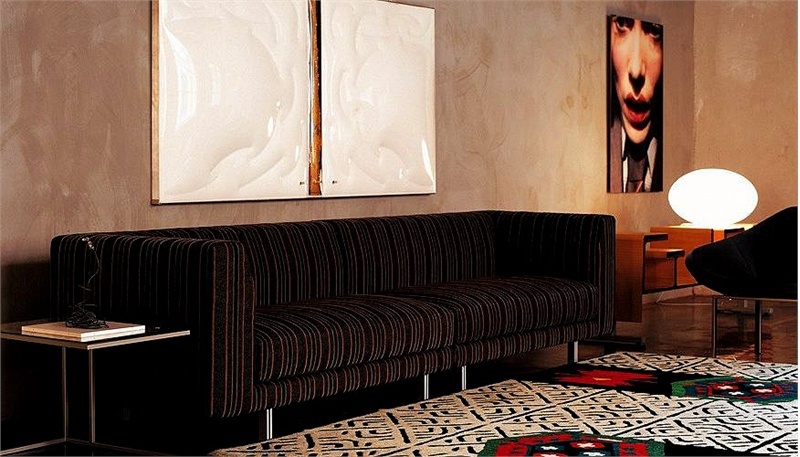 Sofa modular aluminum legs Albert, Mussi