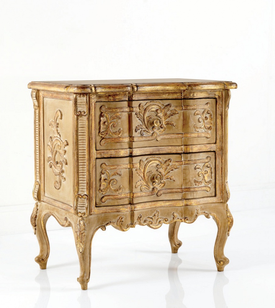 Nightstands bedside on figured legs, Chelini