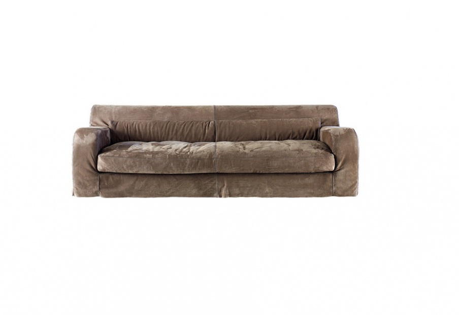 The four-seater soft sofa Leopold Move, Ulivi
