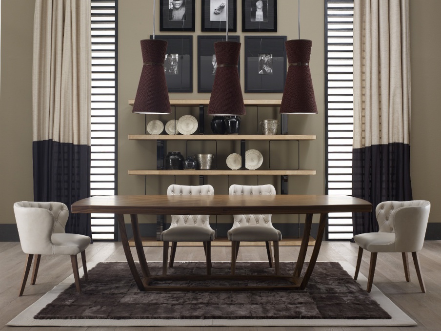 Dining table wood Major Loop, Ulivi