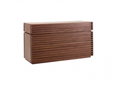 Chest of drawers made of fir wood and American Hickory Manhattan, Ulivi