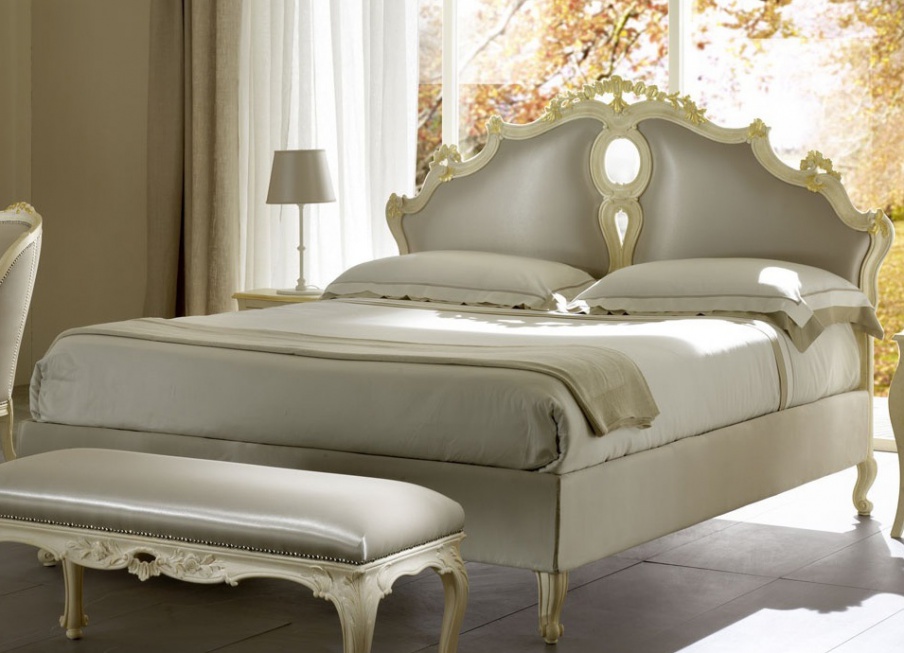 Double bed Sissi imbottito, Cantori