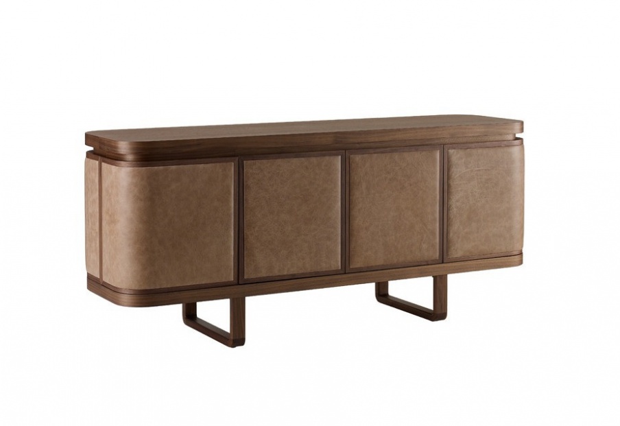 Sideboard with leather trim World Luxury, Ulivi
