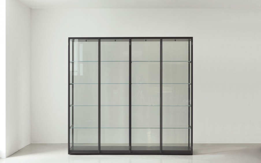 Rack Ex-Libris with a metal frame, Porro