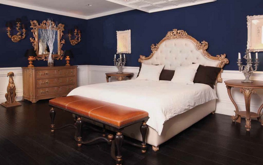 Bench with upholstered seat, Chelini