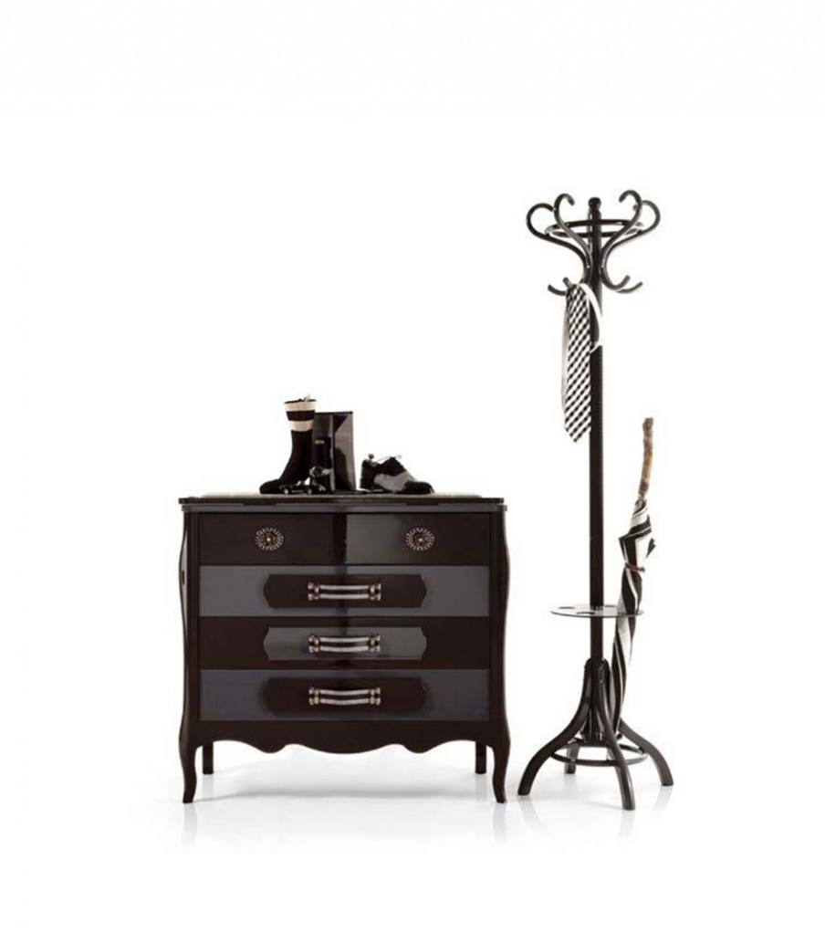 Chest on frame made of metal in combination with wood Suite 1, Moda 