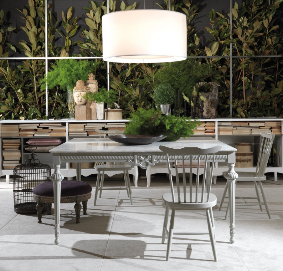 Table solid wood Seed Quadrato, Moda