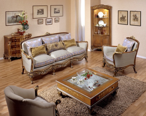 Living room (sofa set) Aureolo, Allievi