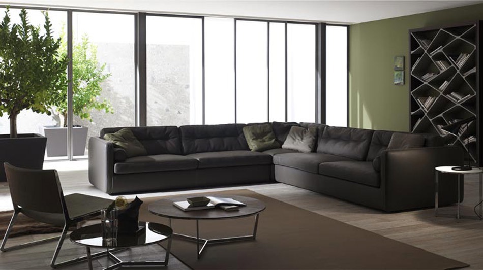 Sofa Dublin, leather upholstery, ALIVAR Luxury furniture MR