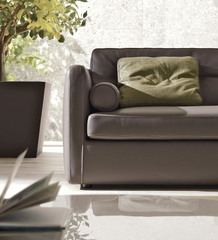 Sofa Dublin, leather upholstery, ALIVAR Luxury furniture MR
