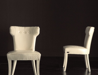 Chair with soft back Guendalina bassa, Rugiano