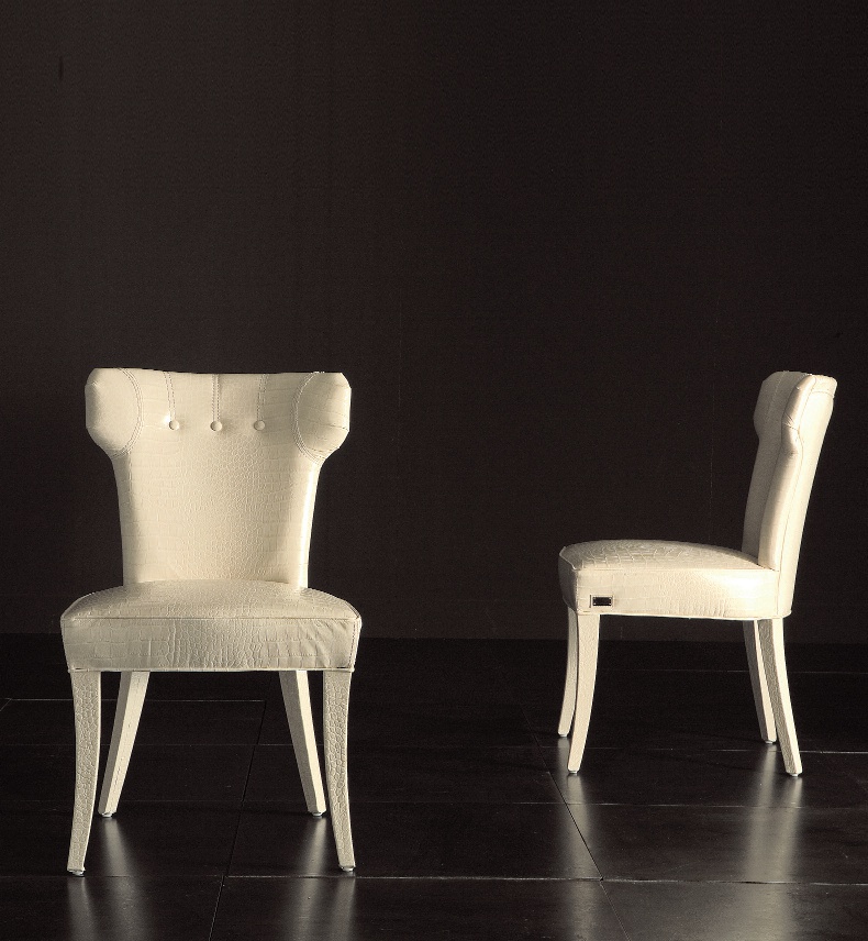 Chair with soft back Guendalina bassa, Rugiano