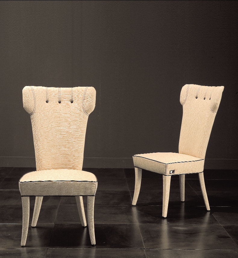 Chair with high back Guendalina alta, Rugiano