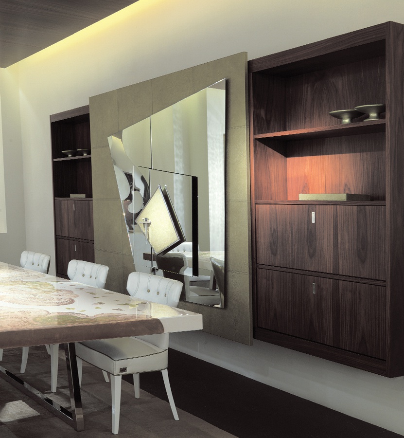 Bookcase with space for TV – Teorema, Rugiano