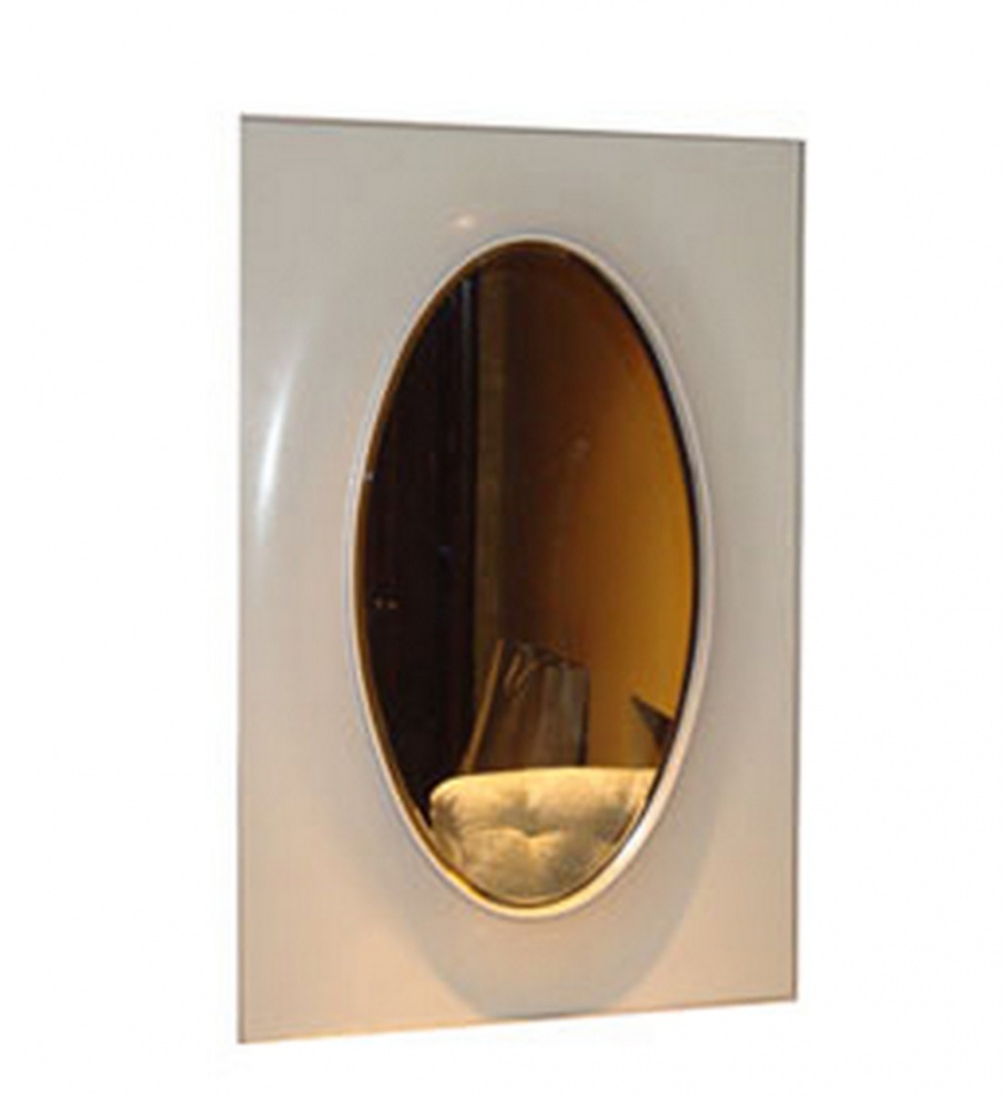 Oval mirror, Barbara Barry