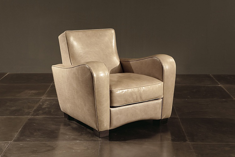 Armchair with leather upholstery Dorsia – Rugiano