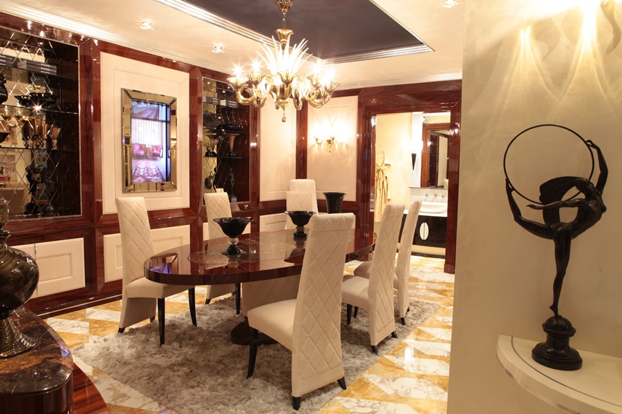 Set for the dining room Dolcevita, Minotti Collezioni