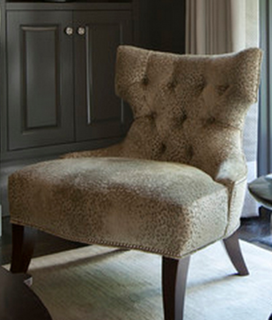 The high-backed chair, Barbara Barry