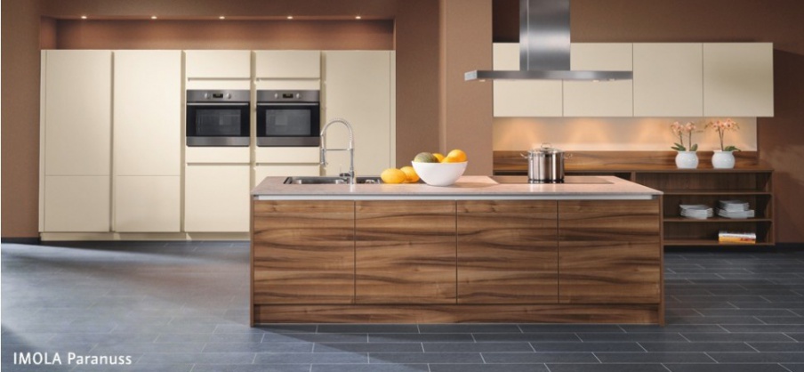 Kitchen IMOLA South American walnut, Sachsenkuchen