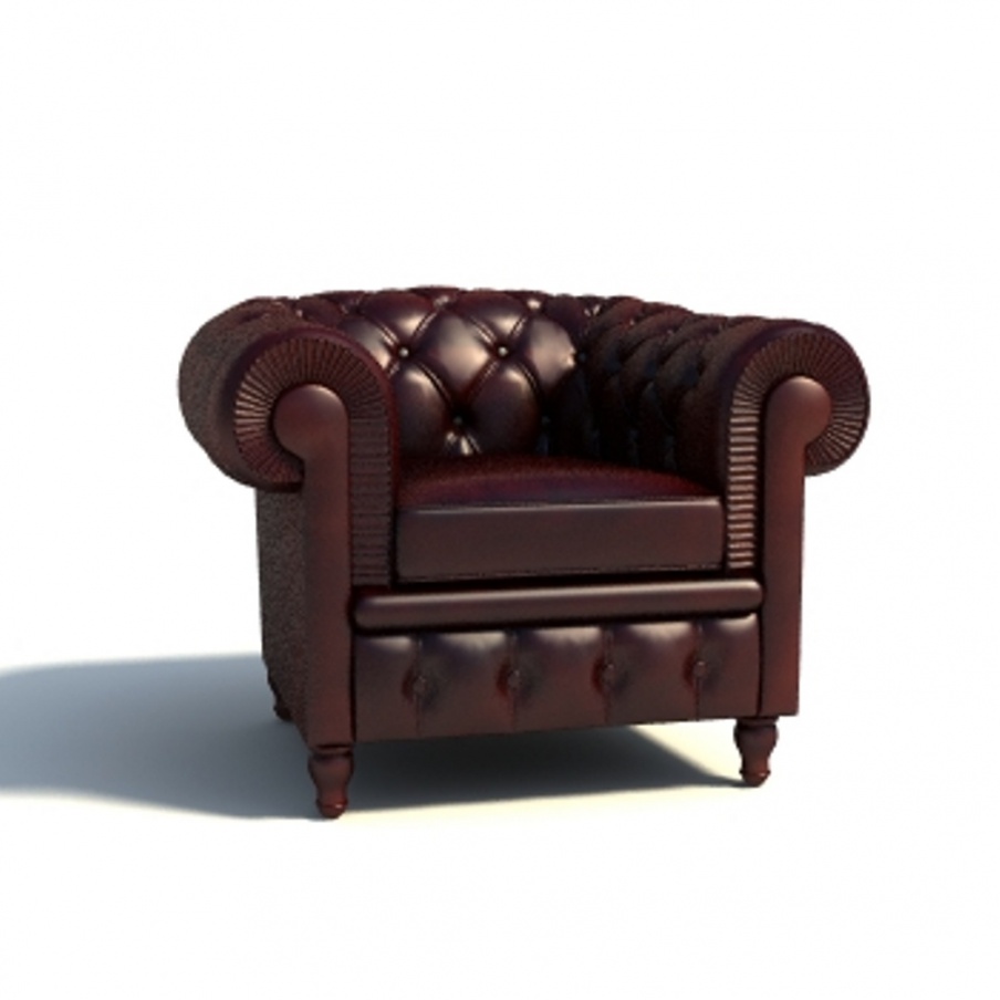 Leather chair, Barbara Barry