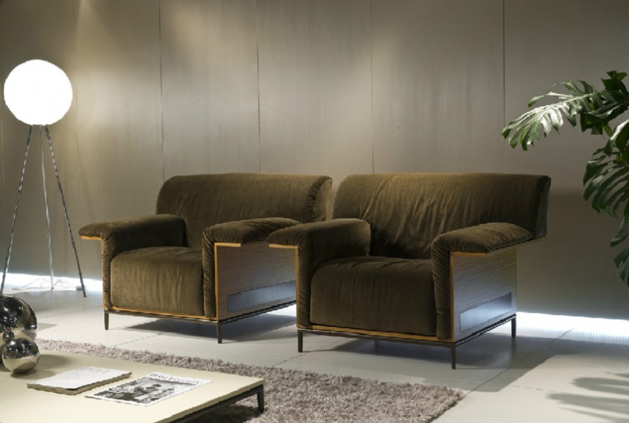 Chair with wide armrests Shangri-La, I4 Mariani