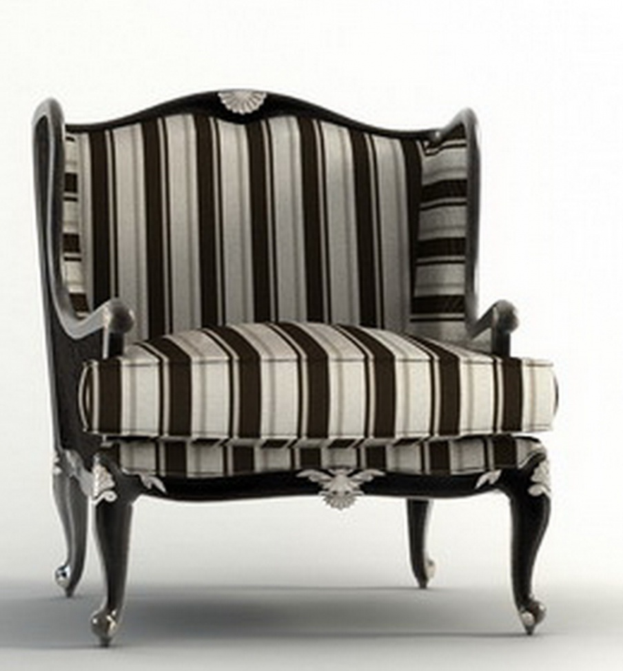 Armchair with shaped back, Barbara Barry