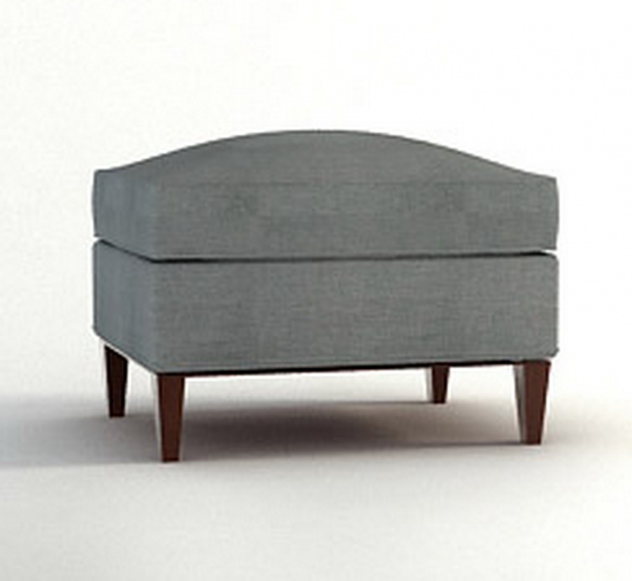 Stool on wooden legs, Barbara Barry