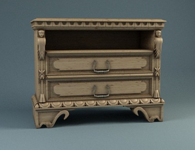 The drawers on figured legs, Barbara Barry