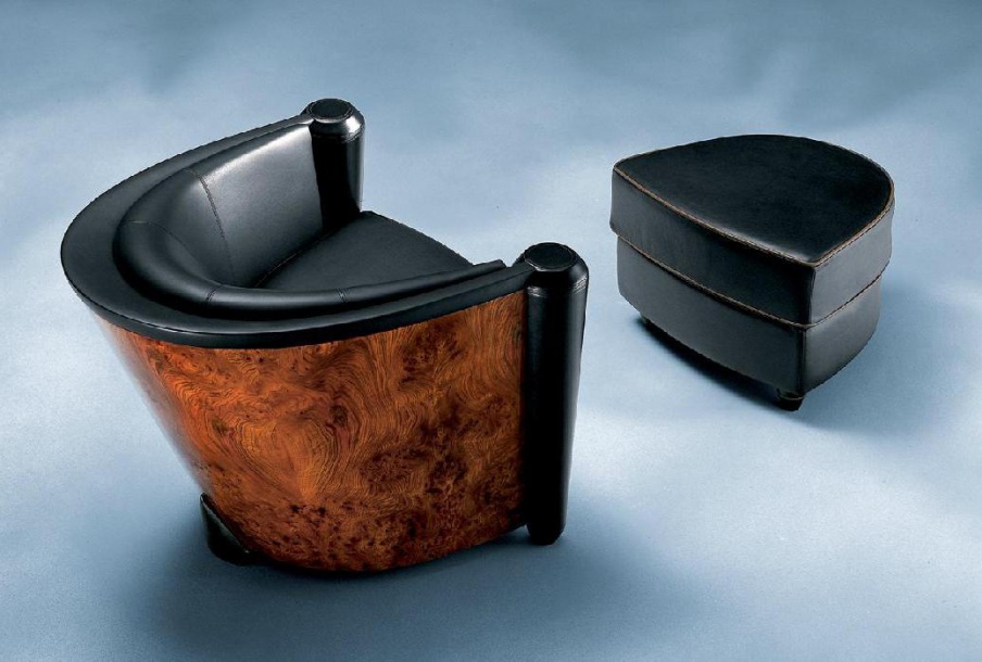 Chair with Ottoman foot Marnie, I4 Mariani