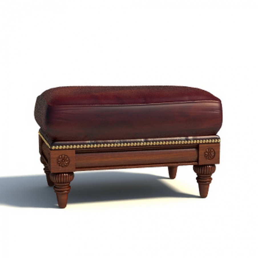 Stool on wooden legs, Almera - Barbara Barry