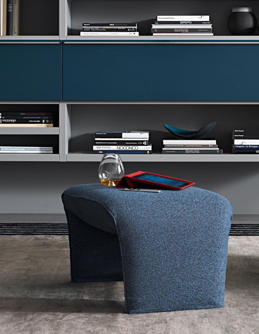 Poof with hidden frame, Contemporary pouf - MisuraEmme