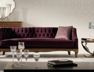 Sofa on figured legs Margherita Classic, Opera Contemporary