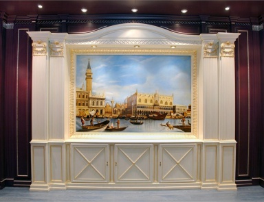 Cabinet / wall of unusual design Giorno Hilton, Bucalossi Nello Arreda