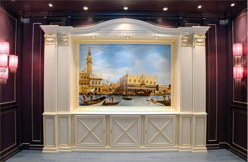 Cabinet / wall of unusual design Giorno Hilton, Bucalossi Nello Arreda