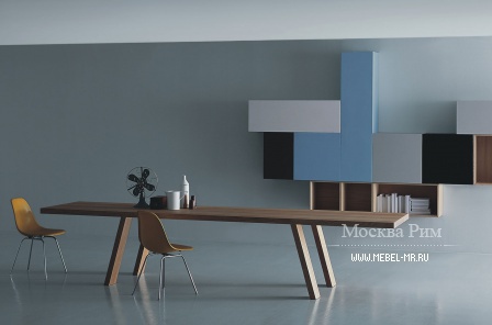 Dining table with inclined legs, Minimo - Porro